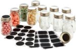 2.5 oz mini mason jars favors with lids and labels