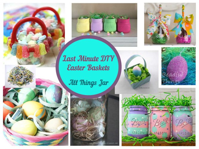 8 last minute DIY Easter baskets | All Things Jar