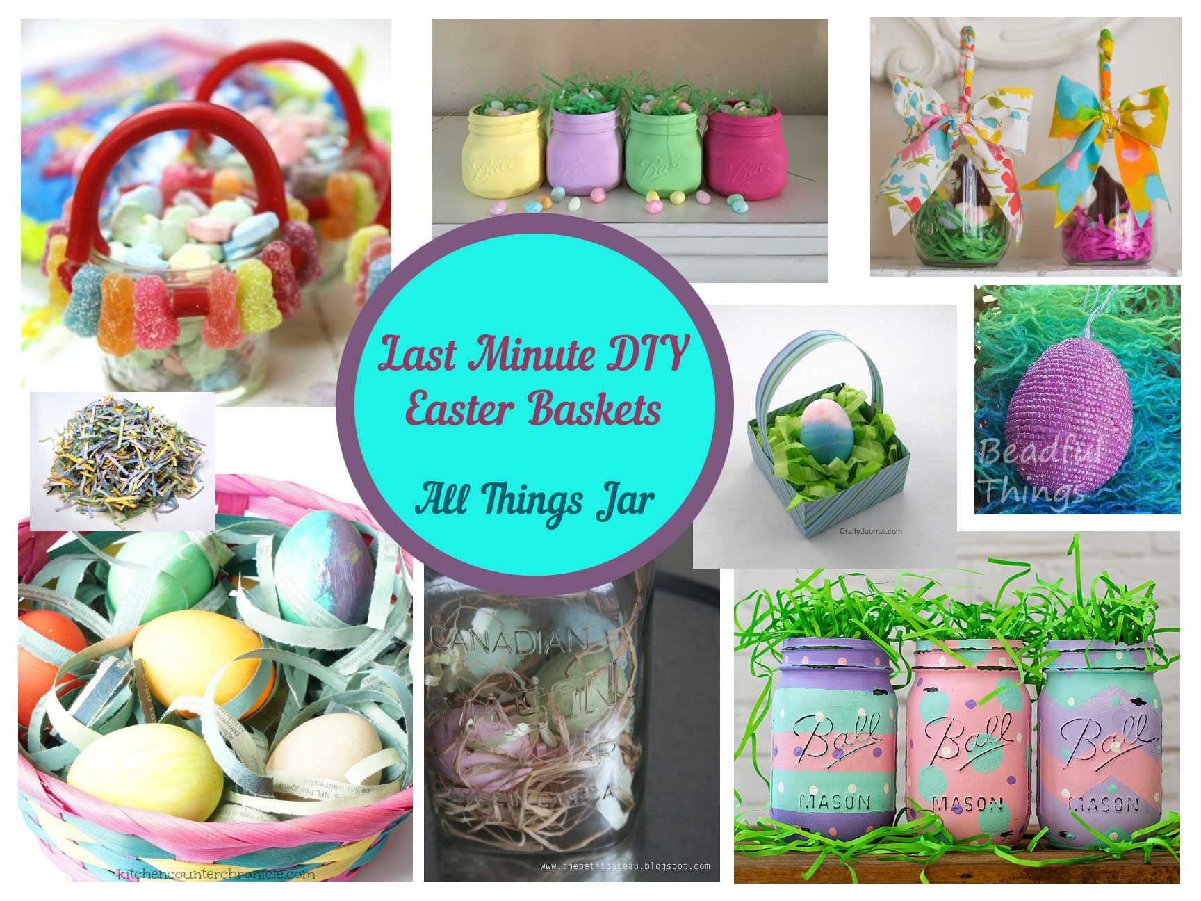 Last minute DIY Easter baskets