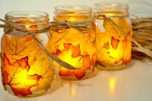 Autumn mason jar