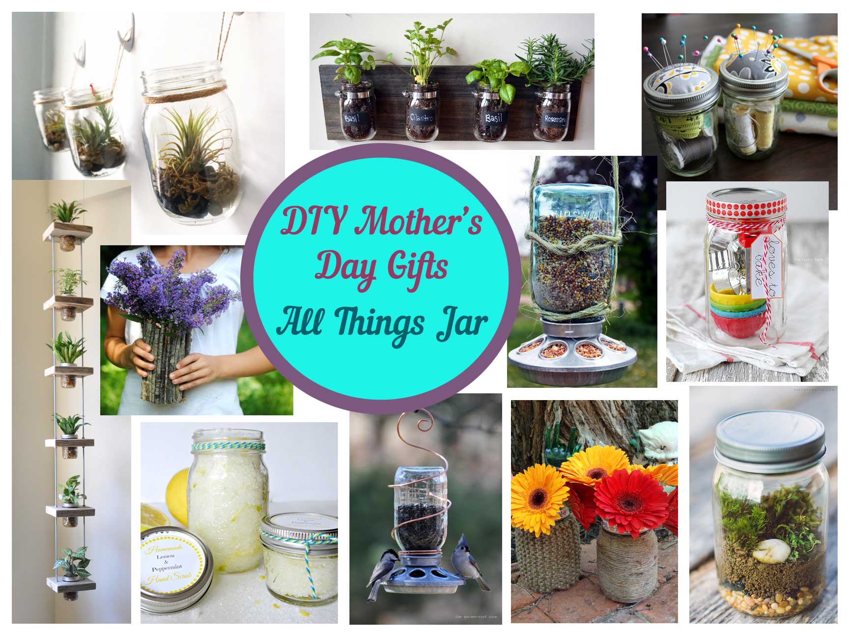 Mother's Day DIY mason jar gifts