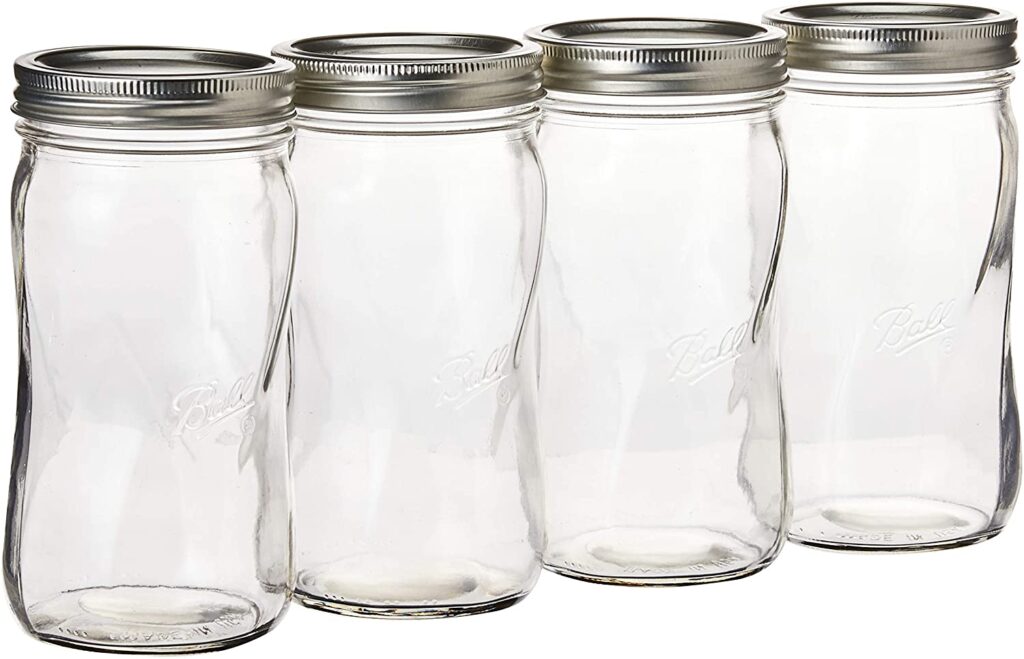 Ball 28 oz spiral glass jar | All Things Jar